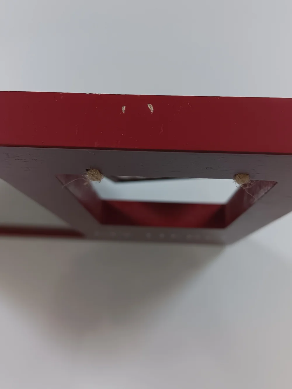 My Hero Red Decorative Picture Frame with Flag Accent